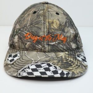 Camo AJM International Can Strapback Hat Hunting/ Fishing 2017 Winner Cap